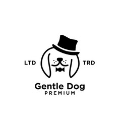 Gentle Dog Head Logo Design