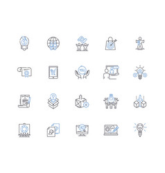 Consumer Concept Line Icons Collection