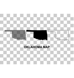 Set Of Oklahoma United States Of America Flat