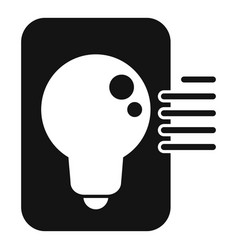 Data Bulb Idea Icon Simple Insight Case