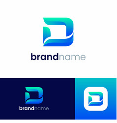 Letter D Modern Styles Logo Design