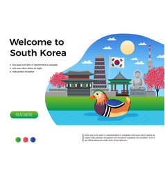 South Korea Welcome Banner