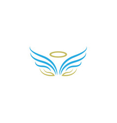 Angel Wings Icon Logo Design