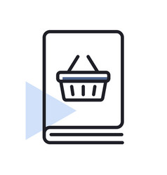 Catalog Product Icon E-commerce Sign Graph