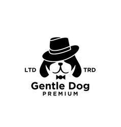 Gentle Dog Head Logo Design