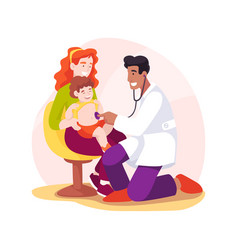 Doctor Examination Isolated Cartoon