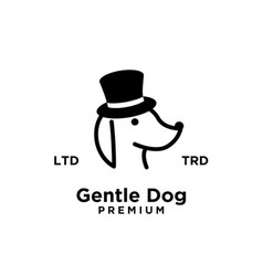 Gentle Dog Head Logo Design