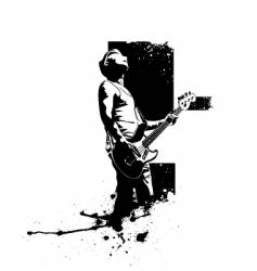 Guitar player Royalty Free Vector Image - VectorStock