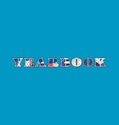 Yearbook Concept Word Art