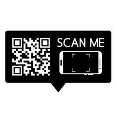 Template Scan Me Qr Code For Smartphone Qr Code