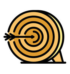 Human Resources Target Icon Flat