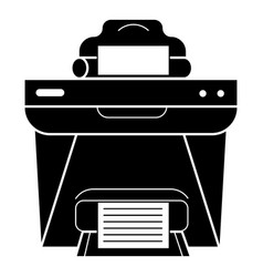 Printer Front View Icon Simple Style