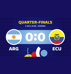 Argentina Vs Ecuador Match Football 2021