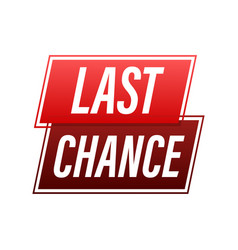 Last Chance Icon Emblem Label