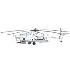 Mi 28 Havoc Military Attack Combat Helicopter