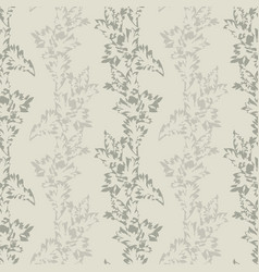 Acanthus Leaf Striped Seamless Pattern