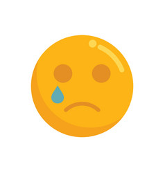 Cry Dislike Icon Flat Social Media