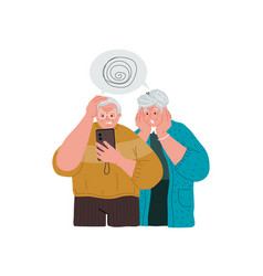 Grandparents Have Problems With Their Cell Phones