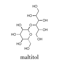 Maltitol Sugar Alcohol Sweetener Molecule