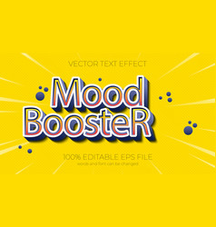 Mood Booster Editable Text Effect Style Eps