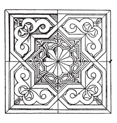 Moorish Square Panel Is A 14th Century Design