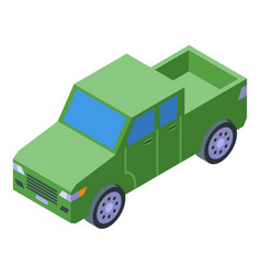 Vehicle Pickup Icon Isometric Car Showroom