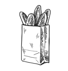 Baguette Bag Sketch