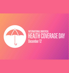 International Universal Health Coverage Day