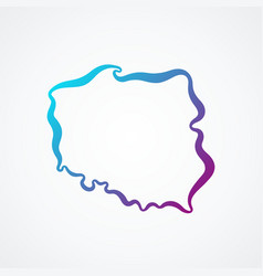 Poland - Outline Map