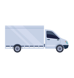 Box Truck Icon White Van Side View