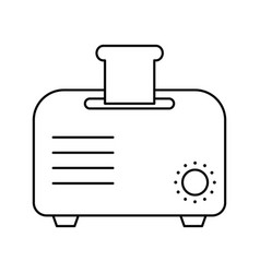 Toaster Line Icon Kitchen Appliances Symbol