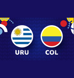 Uruguay Vs Colombia Match Football 2021