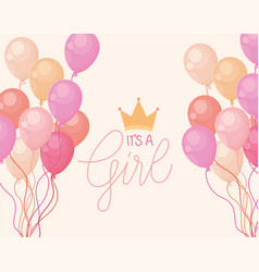 Its A Girl Card