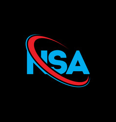 Nsa Logo Letter Letter Logo Design