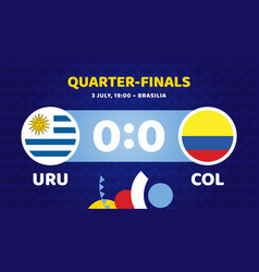 Uruguay Vs Colombia Match Football 2021