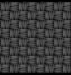 Black And White Abstract Basket Weaving Pattern