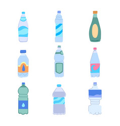 Mineral Water Set Cartoon