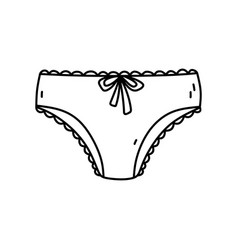 Womens Panties Isolated On A White Background