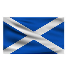 Realistic National Flag Of Scotland Current State