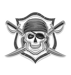 Logo For Pirate Skull