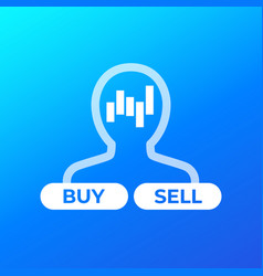 Trader Or Broker Icon