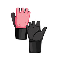 Weight Fitness Gloves Cartoon