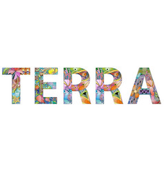 Word Terra Decorative Entangle Object