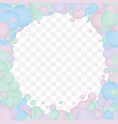 3d Render Pastel Candy Balls Abstract