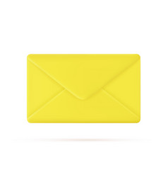 3d Closed Mail Envelope Icon