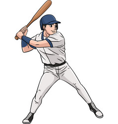 Baseball Sports Cartoon Colored Clipart