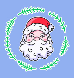 Merry Christmas Cartoon Santa Claus