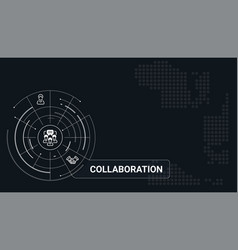 Collaboration Concept Banner Template