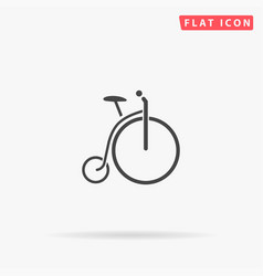 Retro Bike Flat Icon