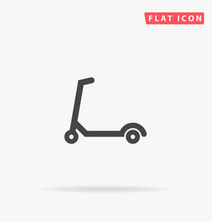 Kick Scooter Flat Icon